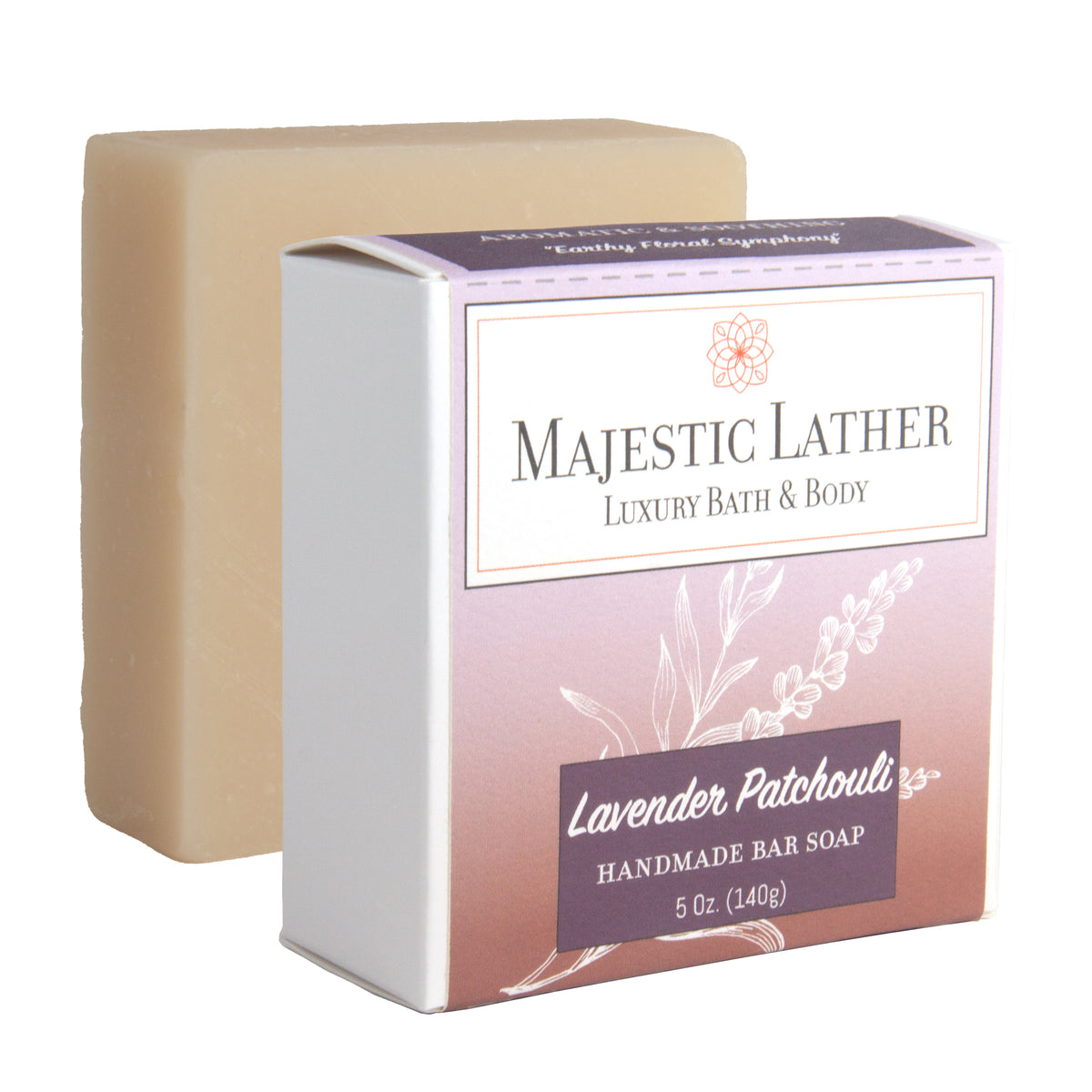 Majestic Lather Lavender Patchouli Luxury Handmade Bar Soap