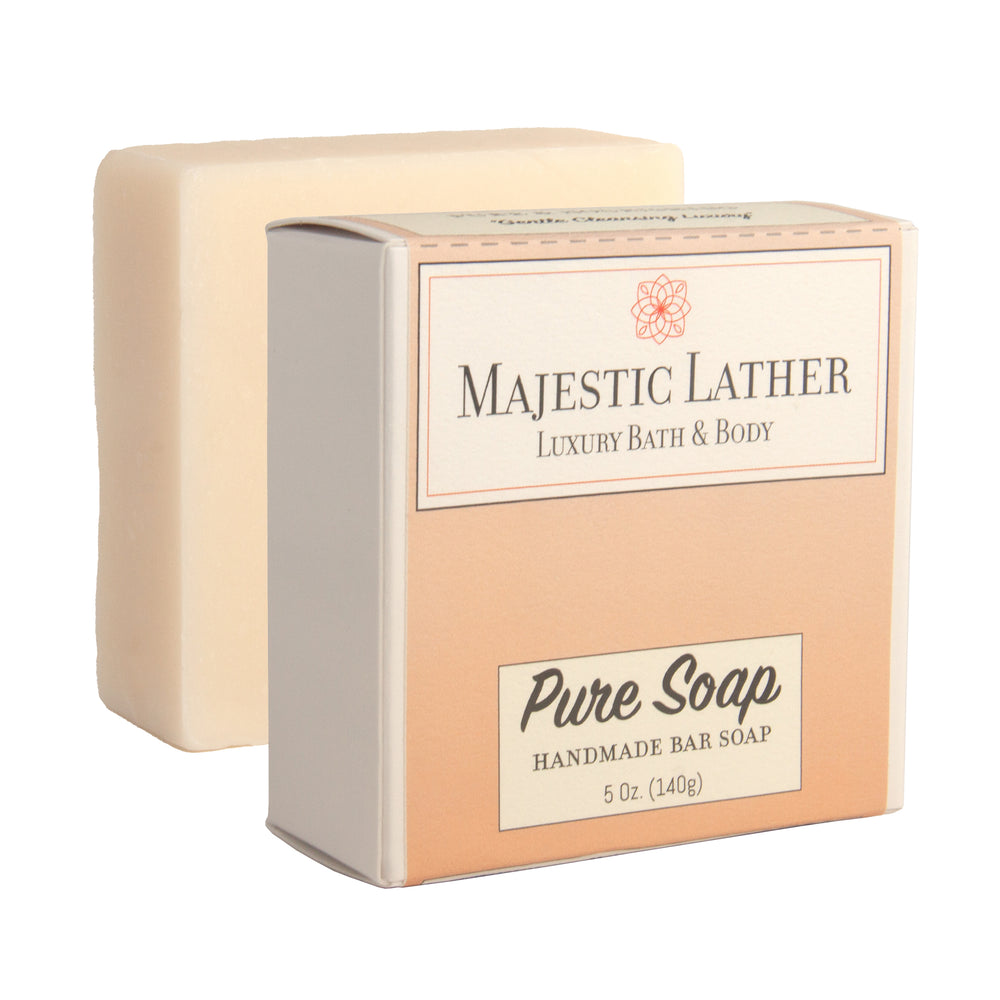 
                      
                        Majestic Lather Pure Soap Handmade Bar Soap & Box
                      
                    