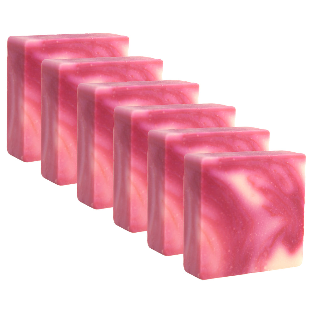 
                      
                        Majestic Lather Candy Cane Handmade Bar Soap Close Up 6 Bars
                      
                    