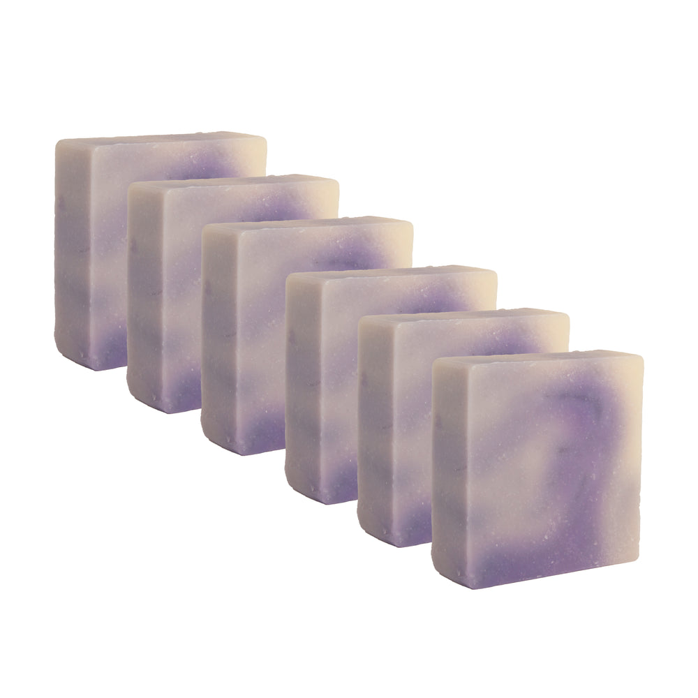 
                      
                        Majestic Lather Lavender Lemongrass Handmade Bar Soap Close Up 6 Bar
                      
                    