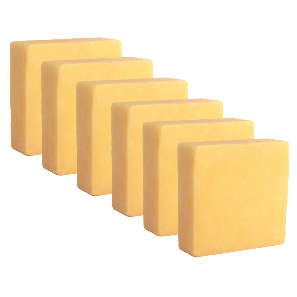 
                      
                        Majestic Lather Lemon Scrub Handmade Bar Soap Close Up 6 Bars
                      
                    