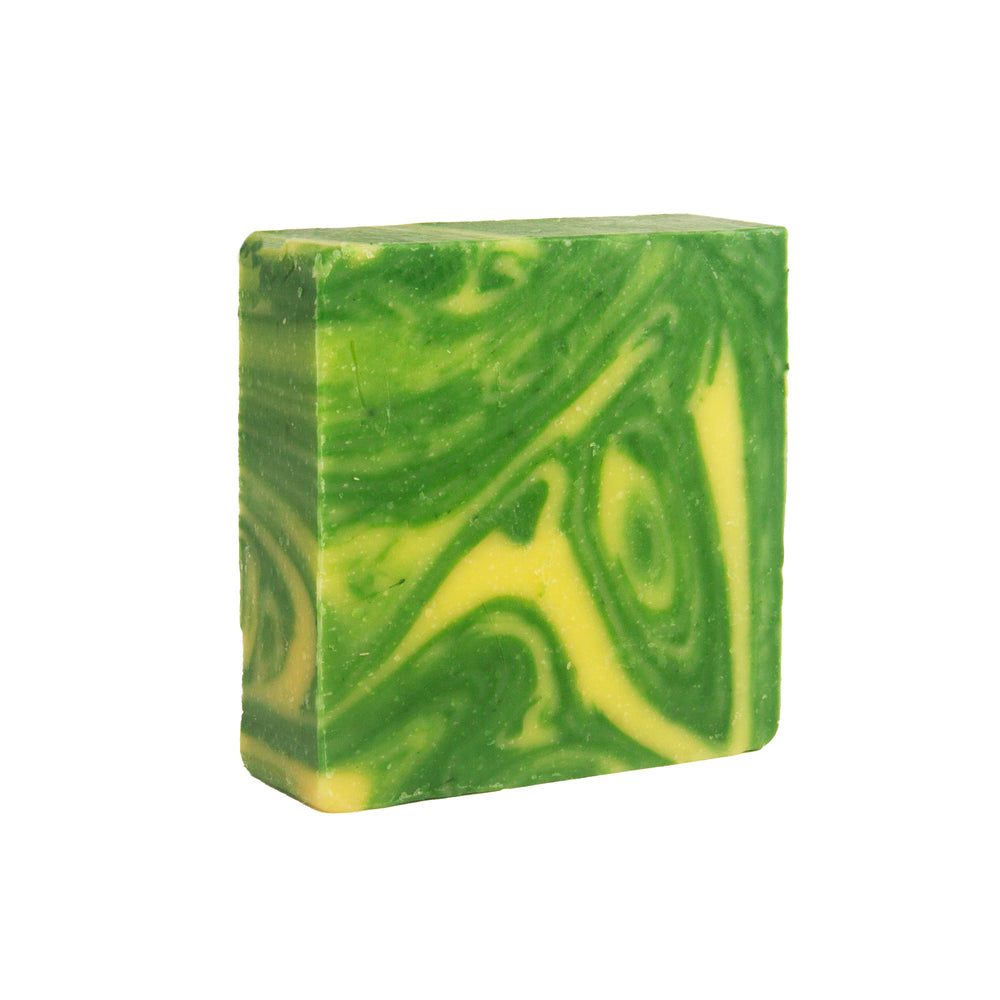 
                      
                        Majestic Lather Lemon Verbena Handmade Bar Soap Close Up
                      
                    