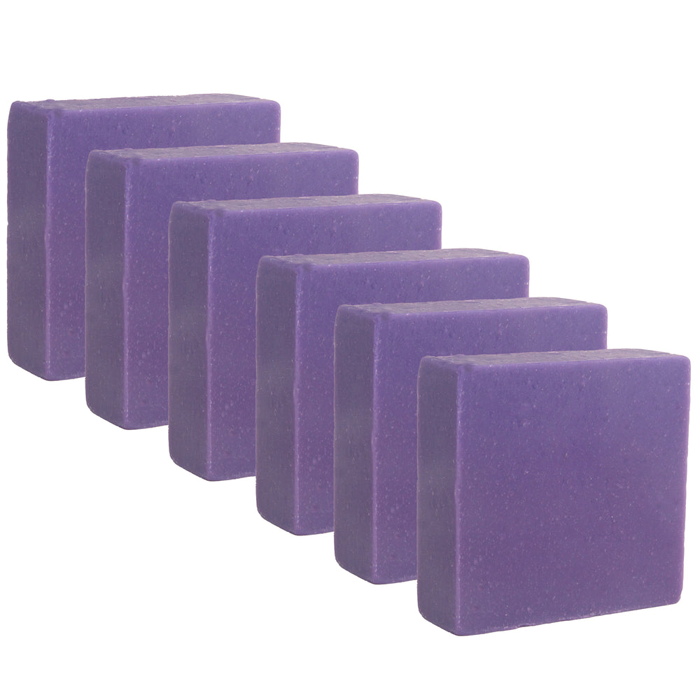 
                      
                        Majestic Lather Lilac Handmade Bar Soap Close Up 6 Bars
                      
                    