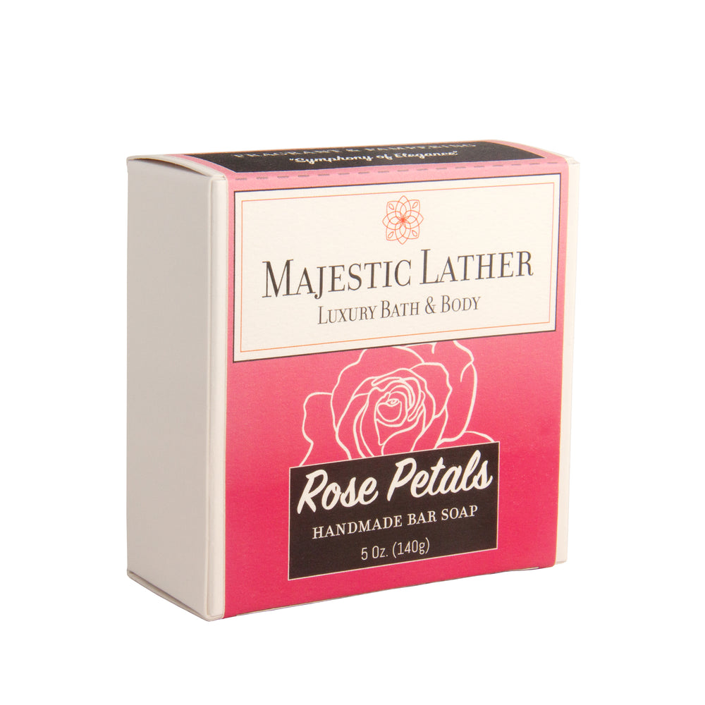 
                      
                        Majestic Lather Rose Petals Handmade Bar Soap Box
                      
                    